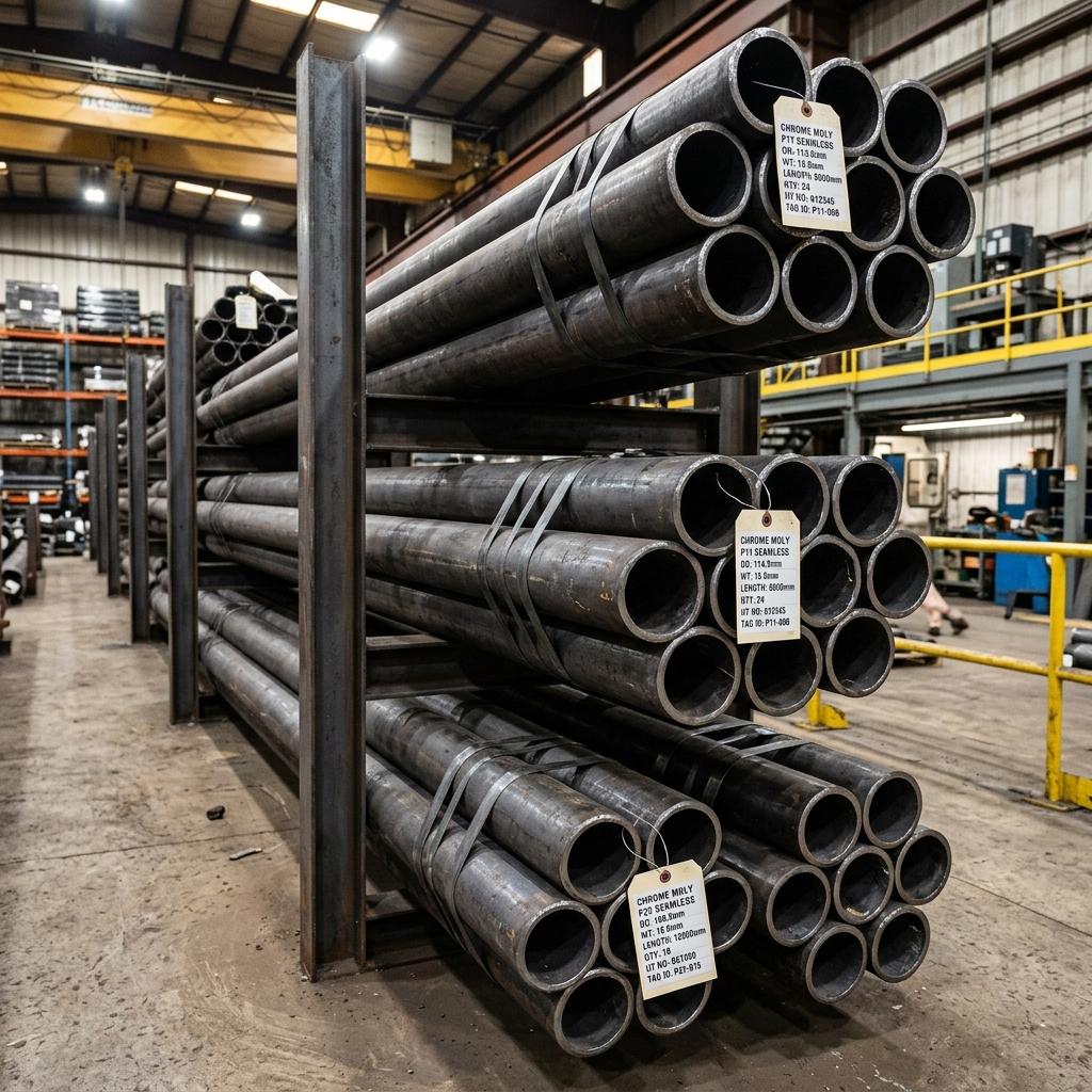 Alloy Steel ASTM A335 P11 and P22 High Temperature Boiler Pipes