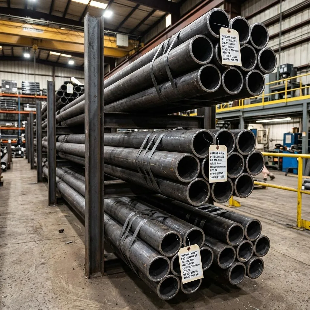 Carbon and Alloy Steel IBR Boiler Pipes Mumbai Stockyard