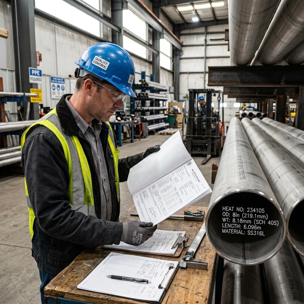 Laboratory Material Inspection and Mill Test Certification