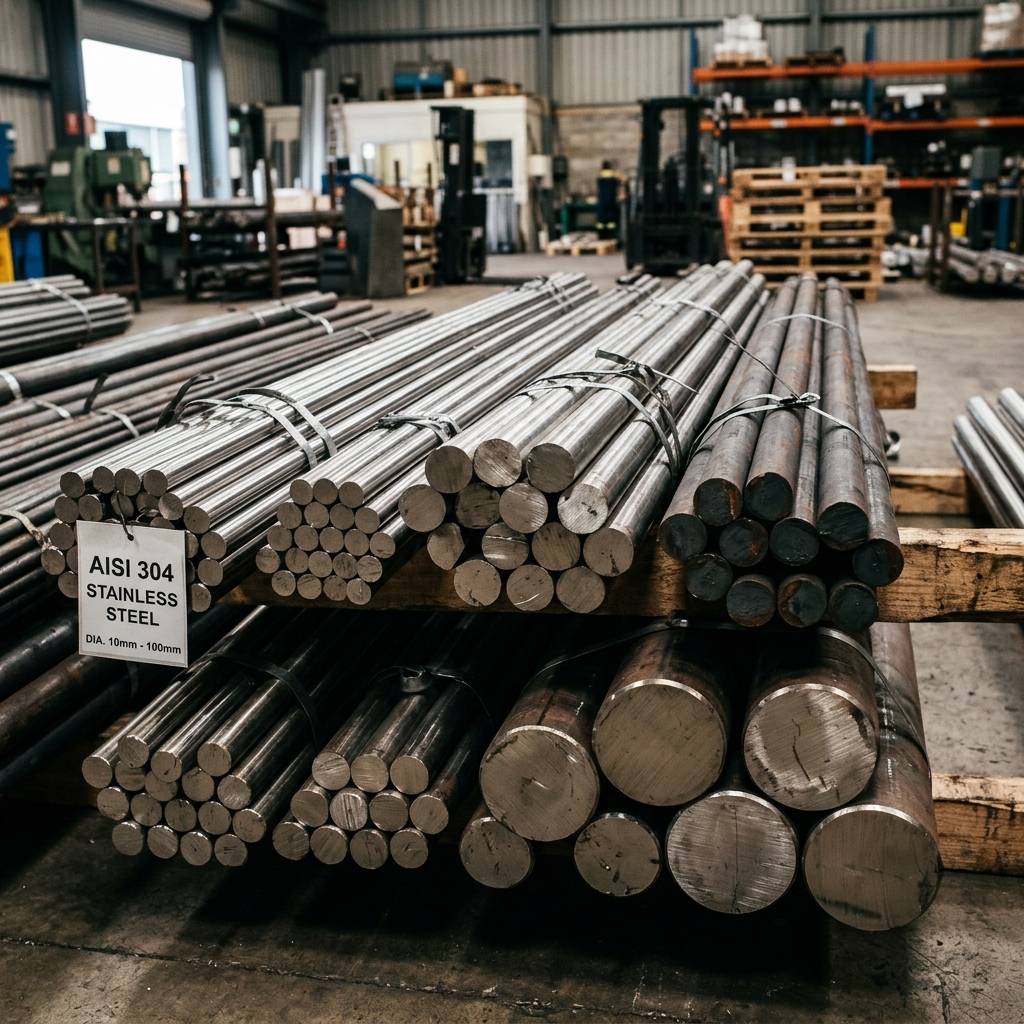 Steel rods and bars